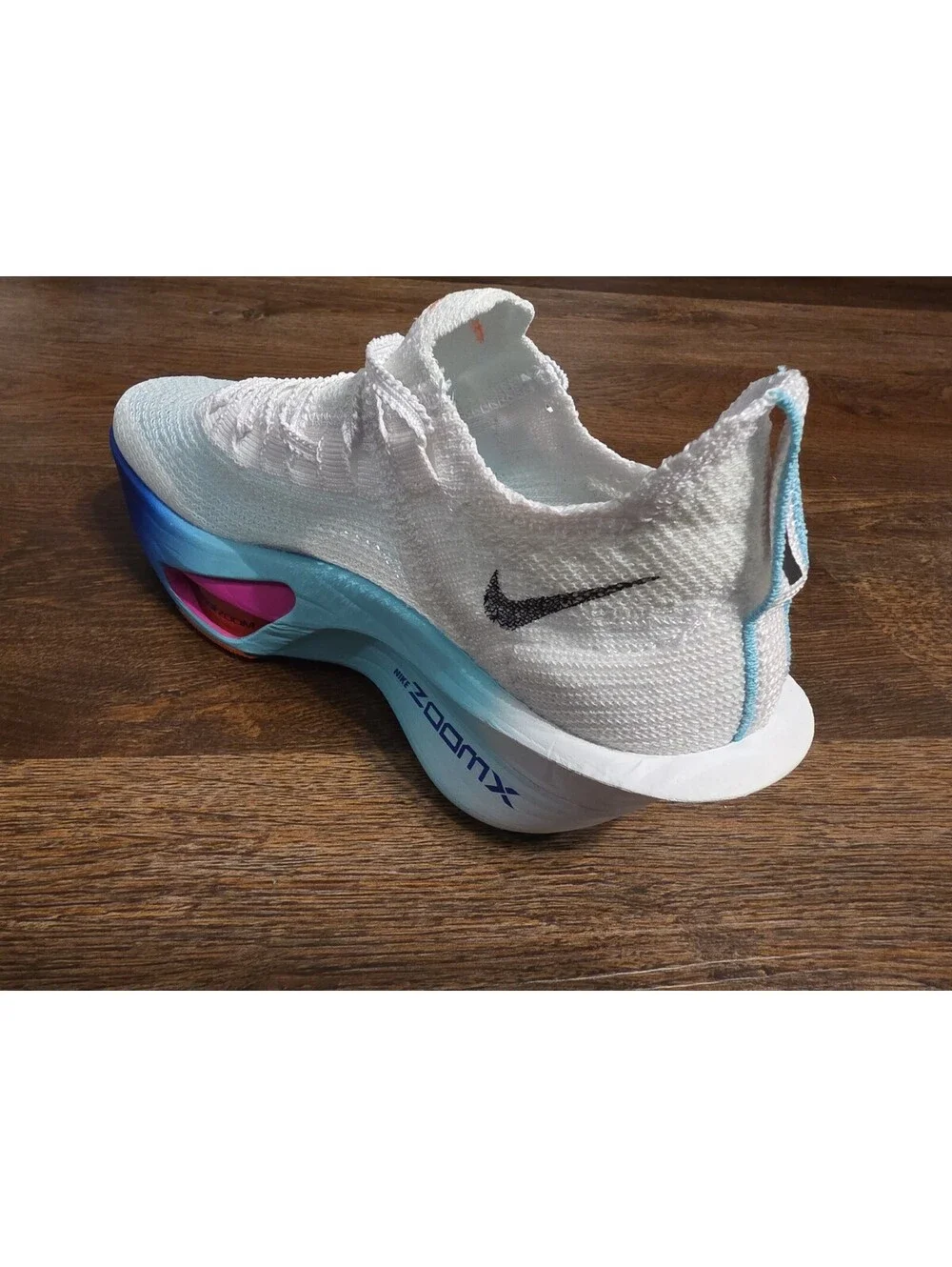 Size 6 Nike Air Zoom Alphafly Next% 3 White Black Hyper Turquoise FD8311-104